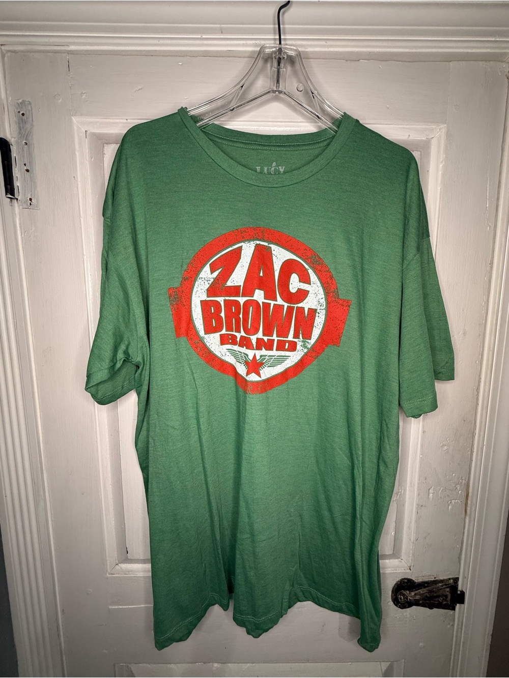 Zac Brown Band tour shirt Green Graphic Tee